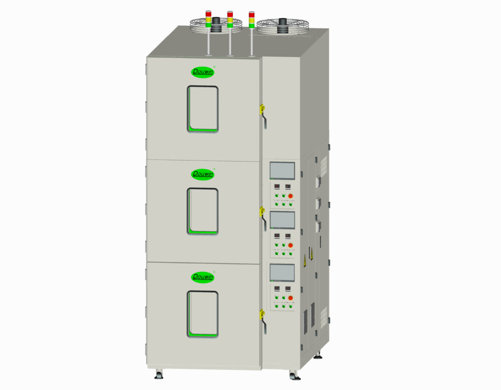 Three Boxes Temperature Humidity Test Chamber layered Large Capacity